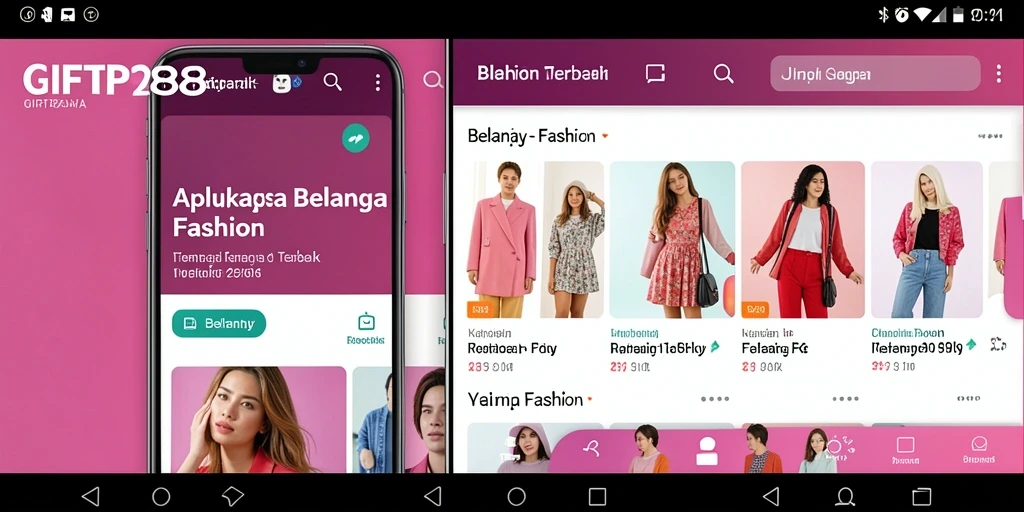 Tampilan antarmuka aplikasi GIFTRP288 yang menarik dan fungsional.