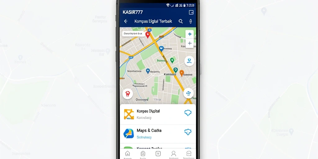 Tampilan utama KASIR777 dengan antarmuka Kompas Digital yang intuitif.