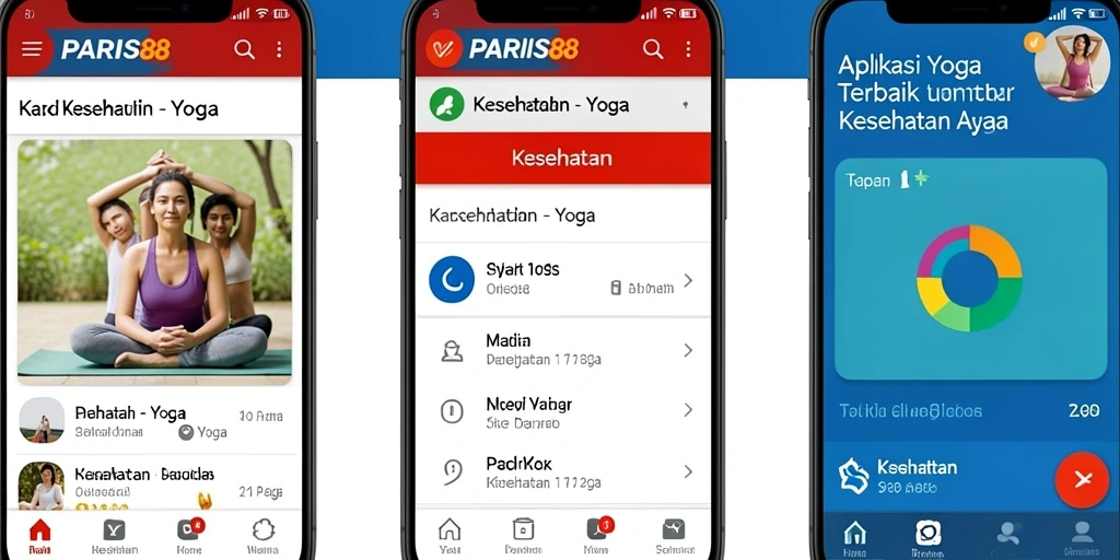Antarmuka PARIS88 yang intuitif dan menarik untuk berlatih Yoga.
